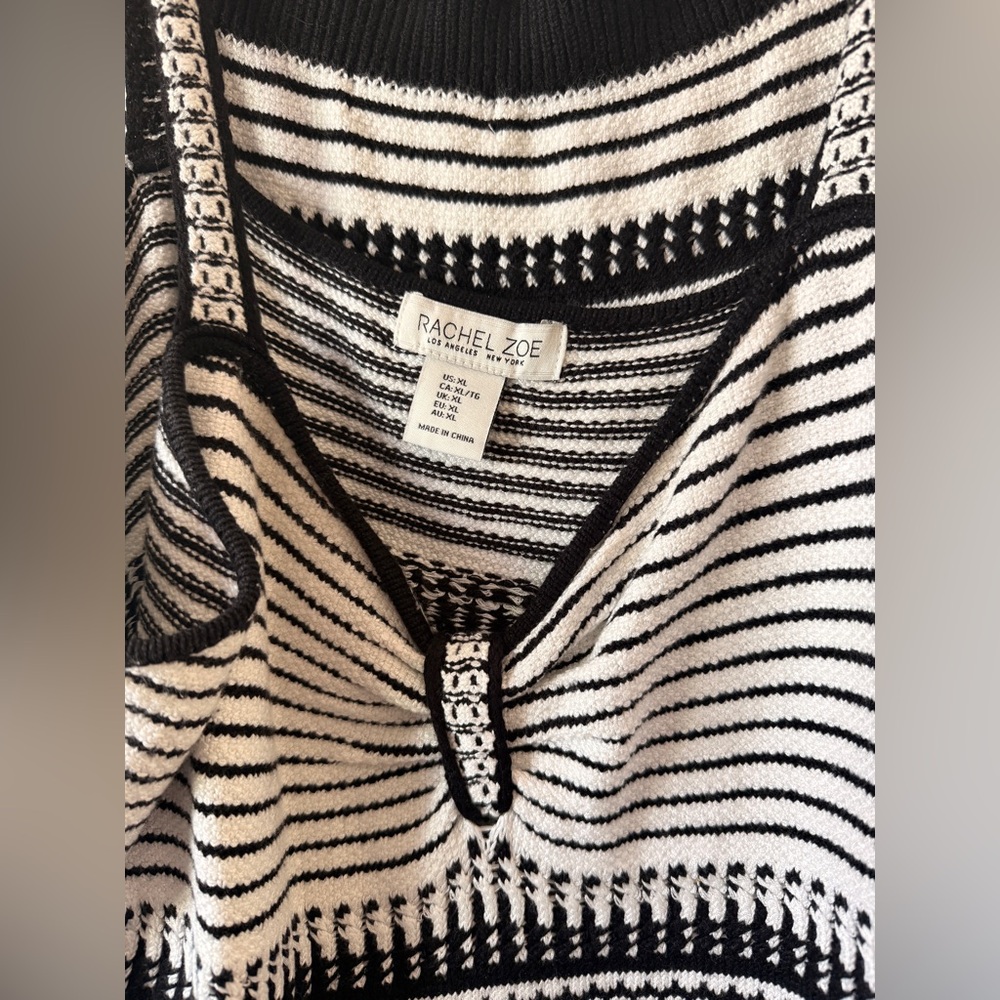 Rachel Zoe Black and White Striped 2 Piece Set - Picture 2 of 3
